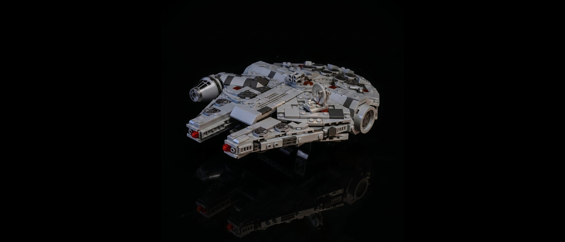 LED-Beleuchtungsset für LEGO® Millennium Falke #75375 — standard build, without the LED light kit