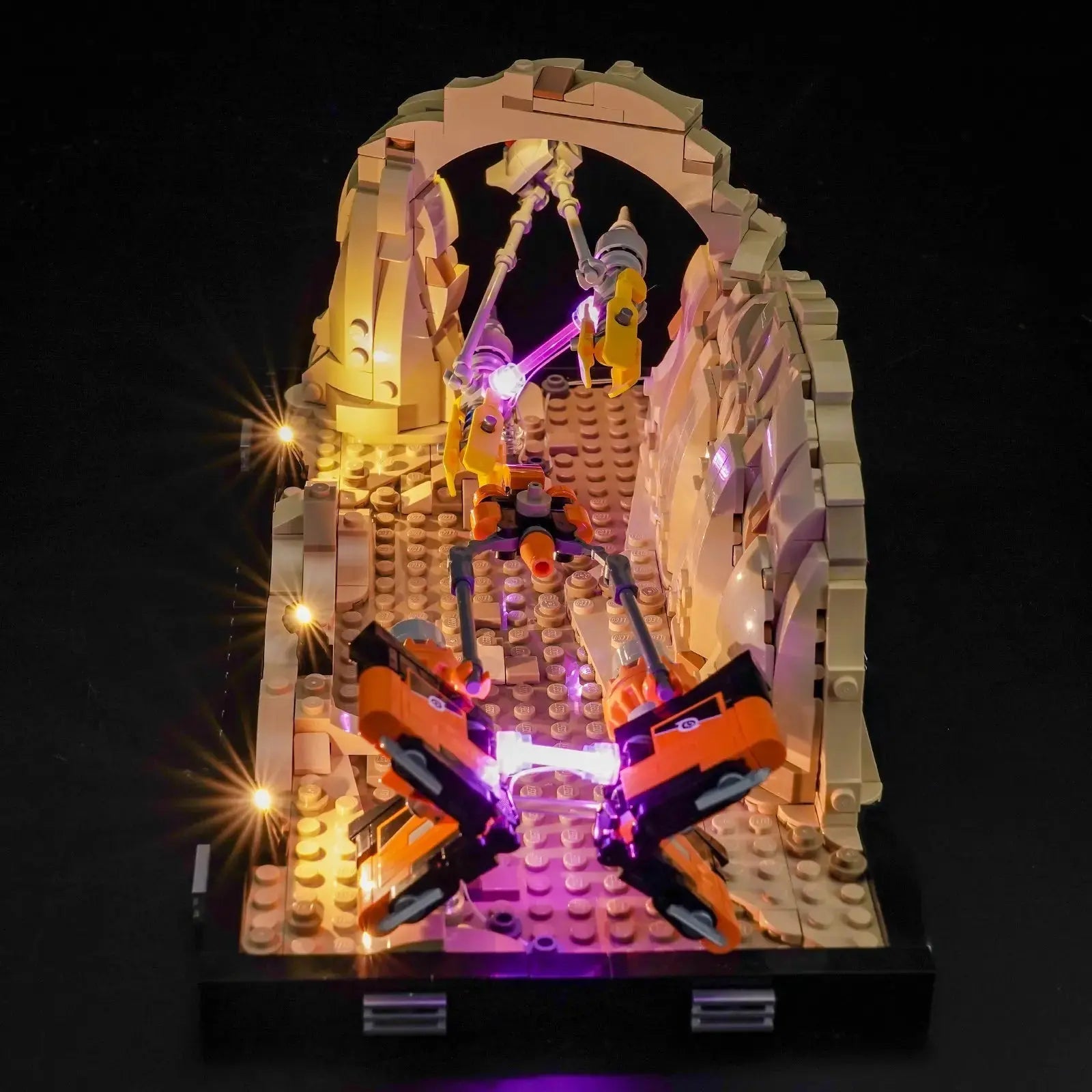 Light Kit for LEGO Star Wars Mos Espa Podrace Diorama #75380 - Bright My Bricks