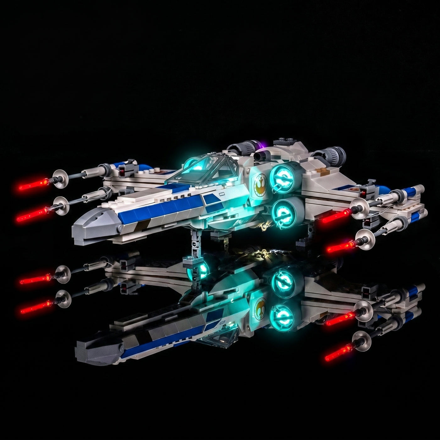 LED light kit for LEGO® Star Wars New Republic X-Wing Starfighter #75460 | Bright My Bricks