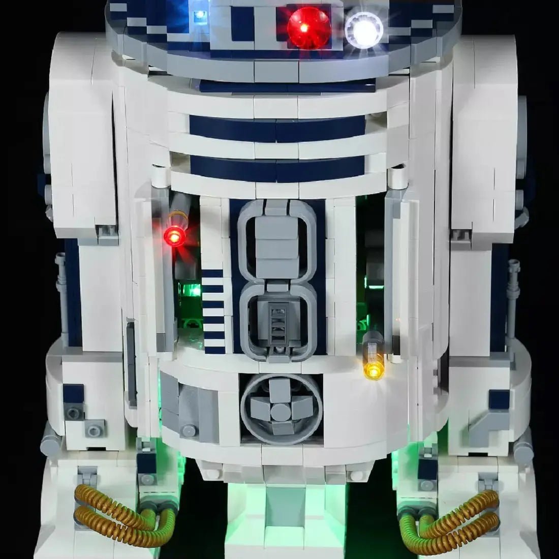 light kit for LEGO® Star Wars R2-D2 #75308, LED kit powered on