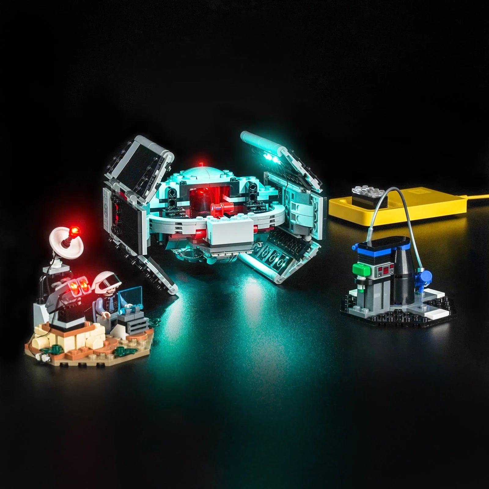 Light Kit for LEGO Star Wars SMART Play Darth Vader's TIE Fighter #75421 - Bright My Bricks