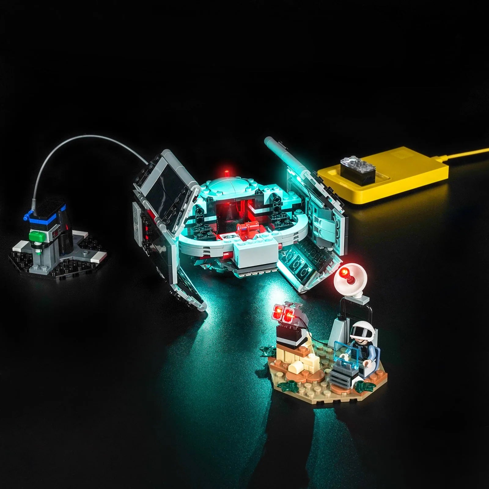 Light Kit for LEGO Star Wars SMART Play Darth Vader's TIE Fighter #75421 - Bright My Bricks