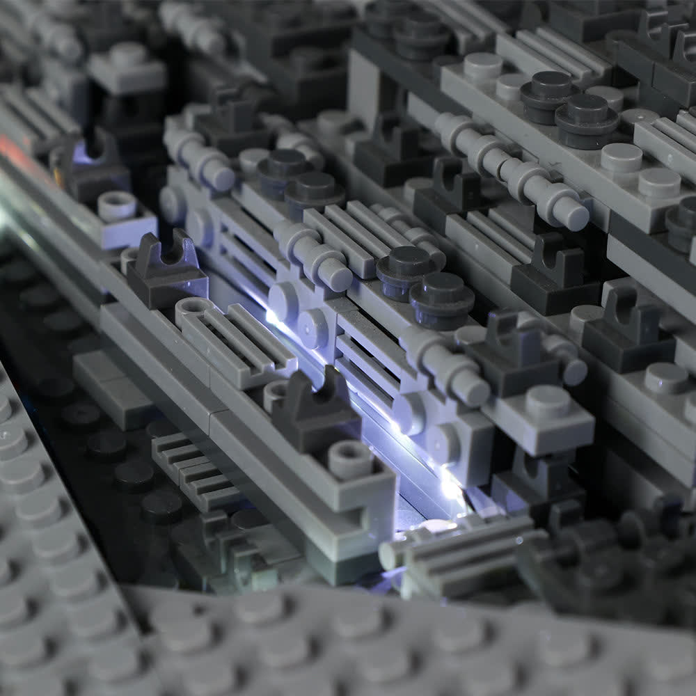 LEGO Star Wars Super Star Destroyer Executor #10221 LED lighting detail