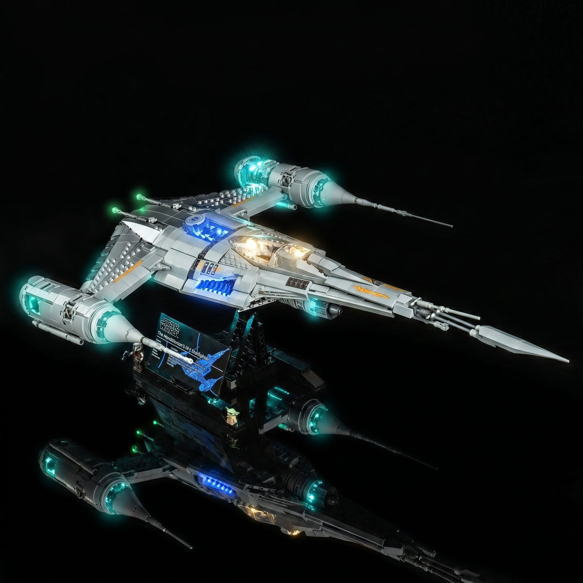 LED light kit for LEGO® Star Wars The Mandalorian's N-1 Starfighter #75442 | Bright My Bricks