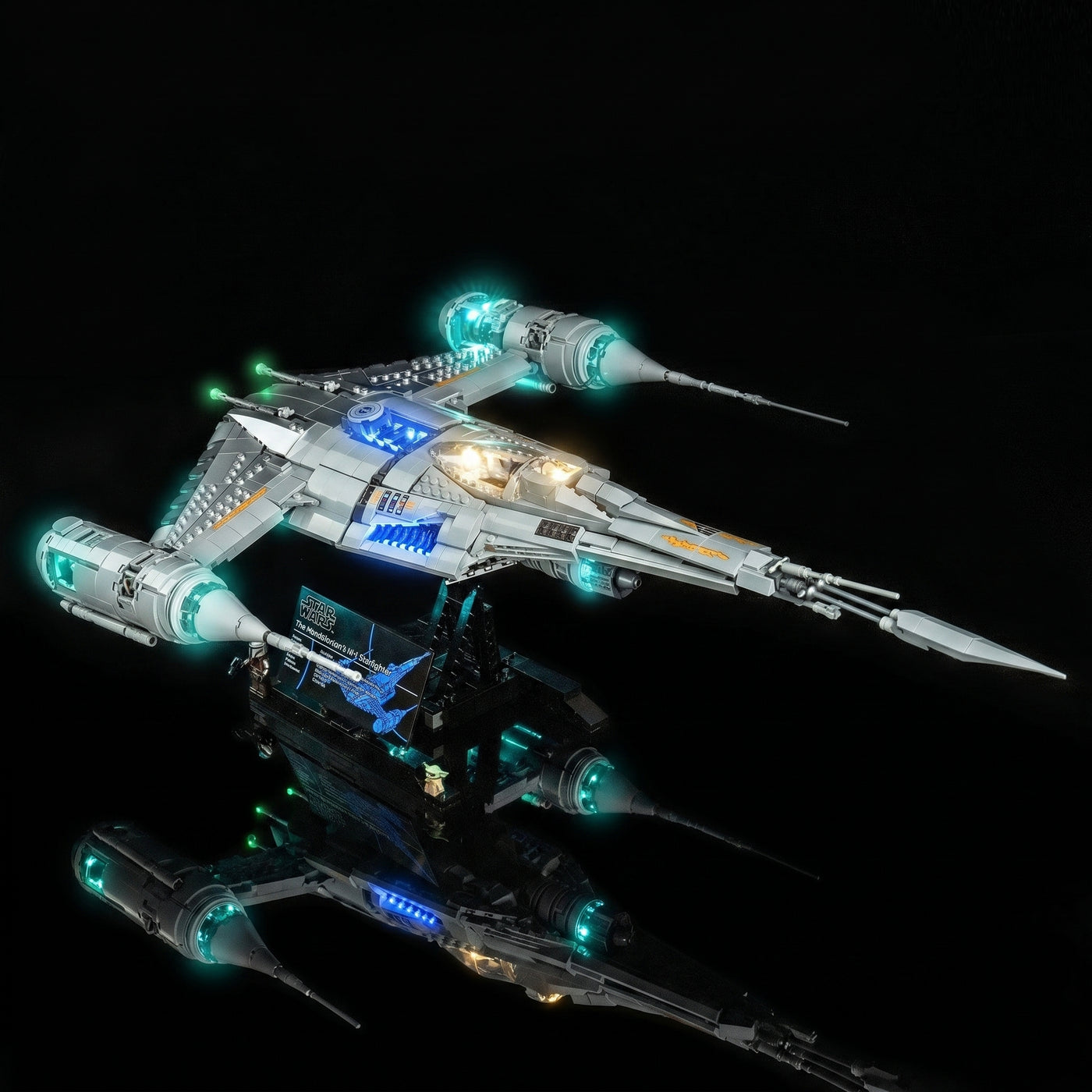 LED light kit for LEGO® Star Wars The Mandalorian's N-1 Starfighter #75442 | Bright My Bricks