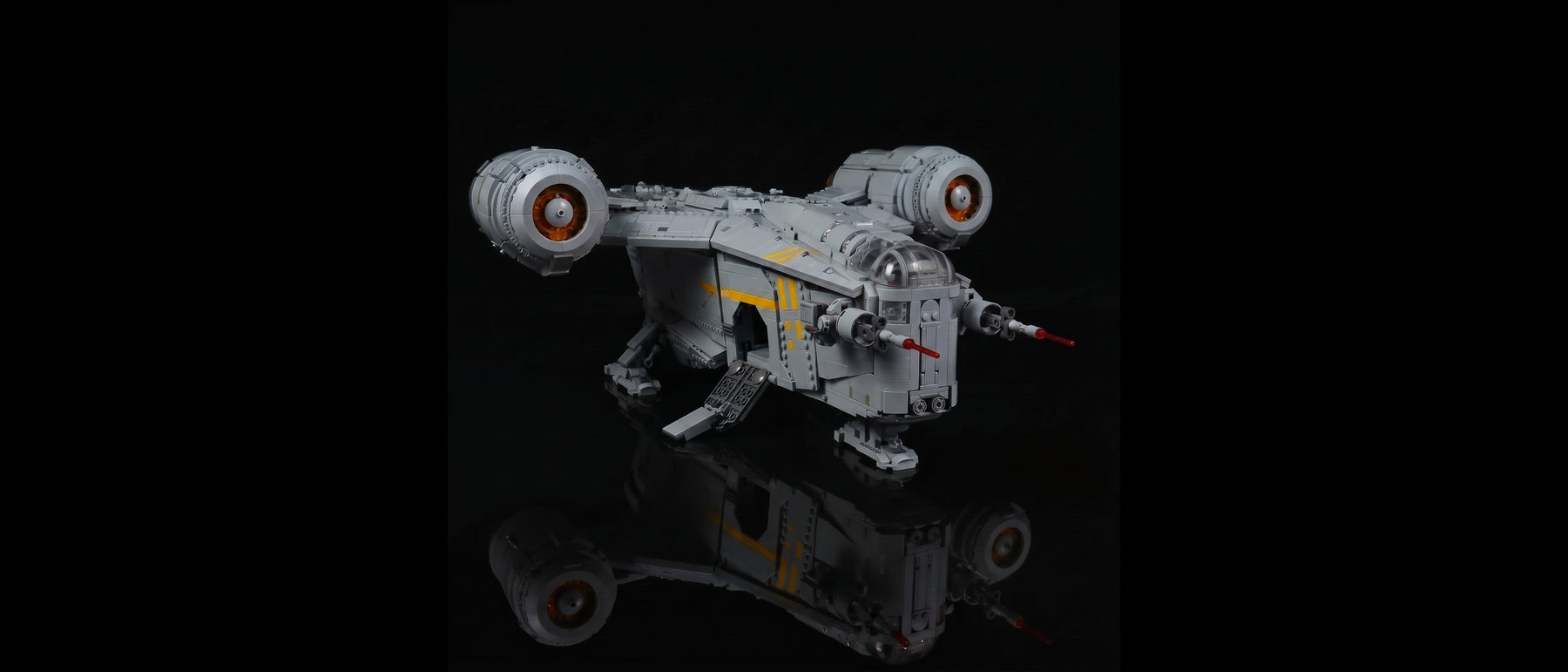 LED-Beleuchtungsset für LEGO® The Razor Crest™ #75331 — standard build, without the LED light kit
