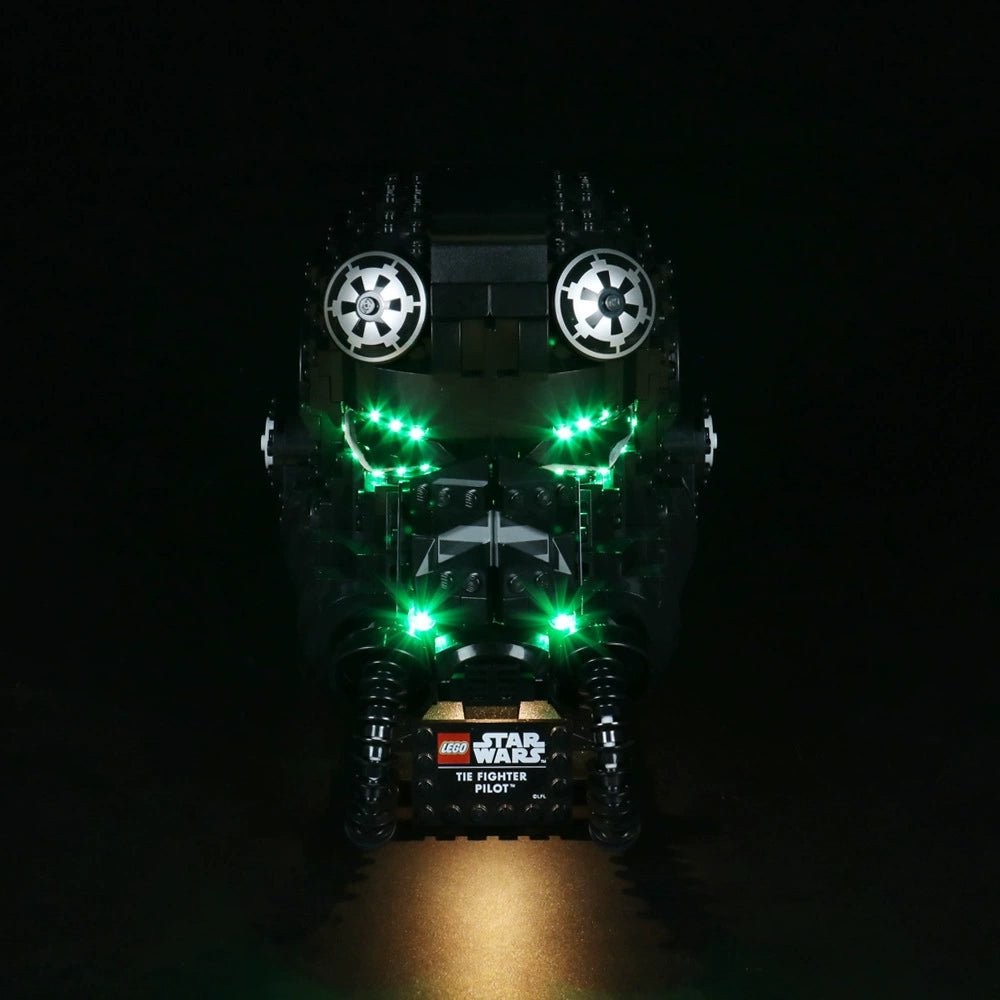 LED light kit for LEGO® Star Wars TIE Fighter Pilot Helmet #75274 | Bright My Bricks