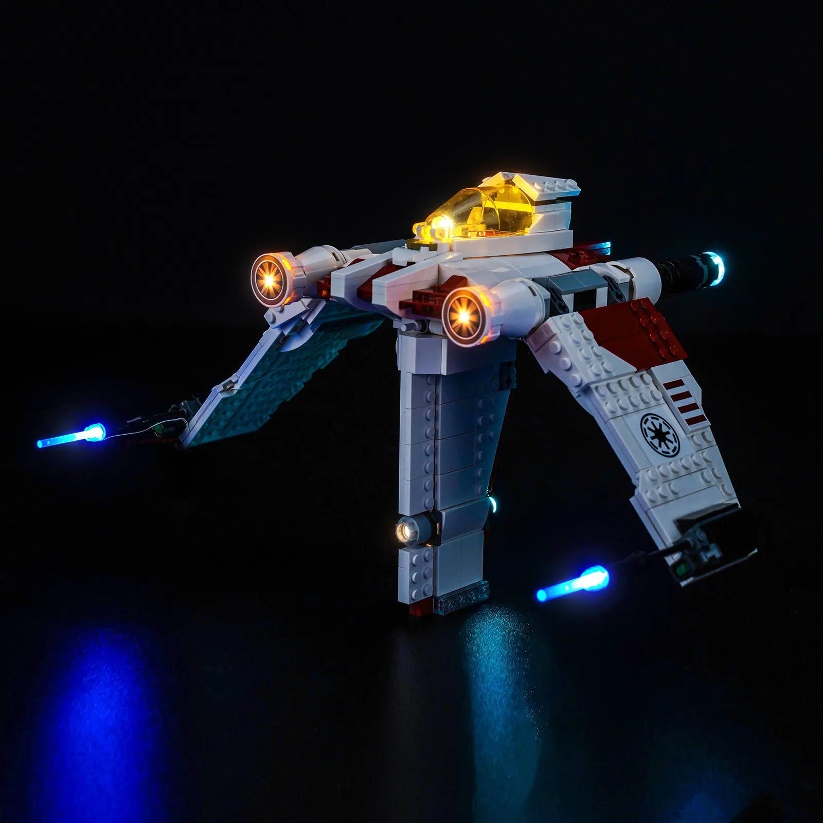 Bright My Bricks LED kit for LEGO Star Wars V-19 Torrent Starfighter #75432