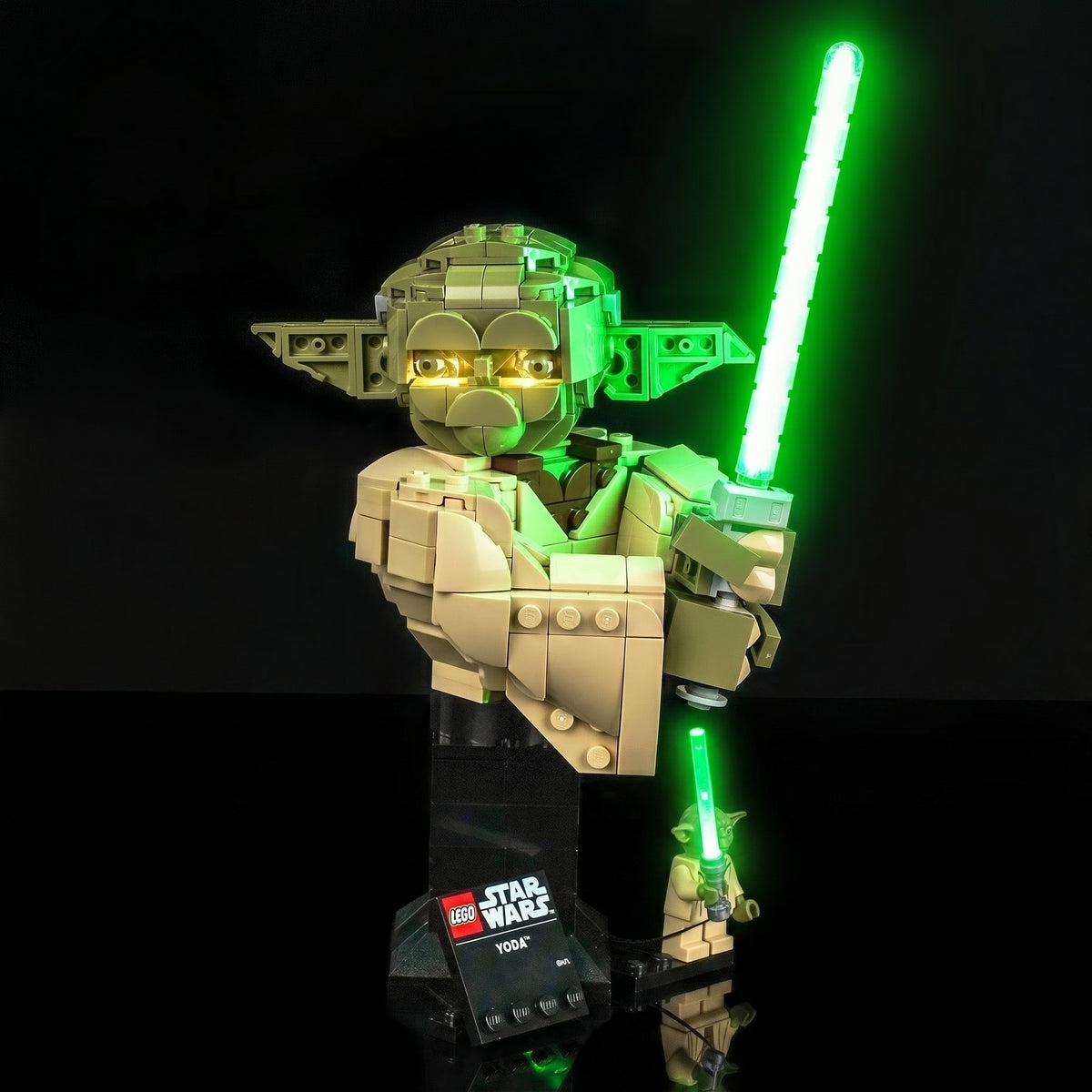 LED light kit for LEGO® Star Wars Yoda Bust #75438 | Bright My Bricks