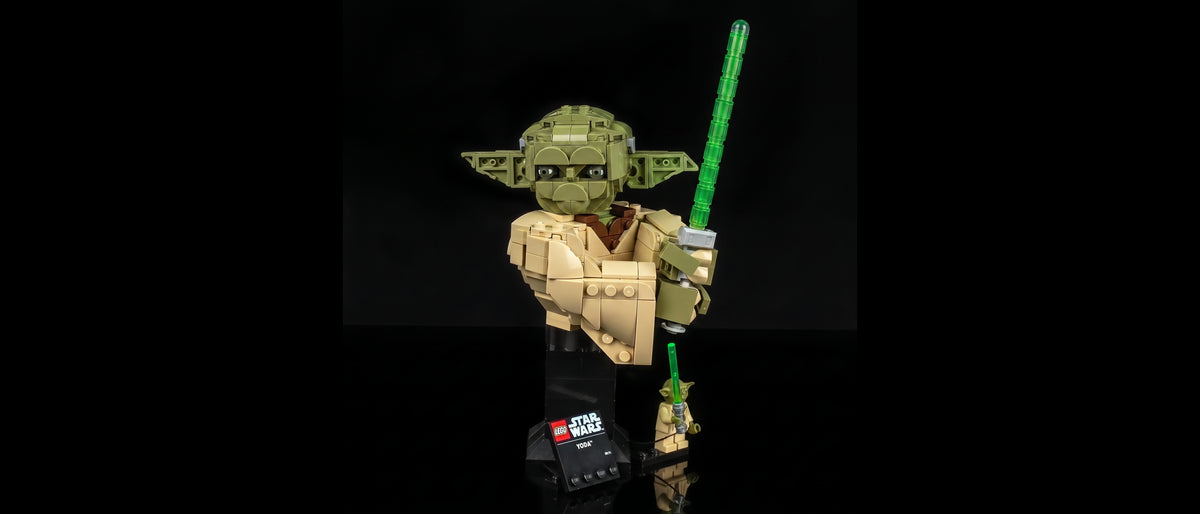 Kit LED pour LEGO® Le buste de Yoda™ #75438 — standard build, without the LED light kit