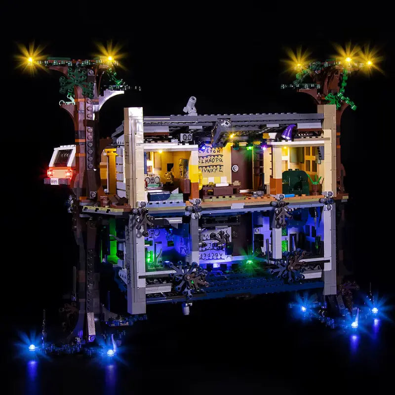 Light Kit LEGO Stranger Things The Dow Upside n #75810 display view