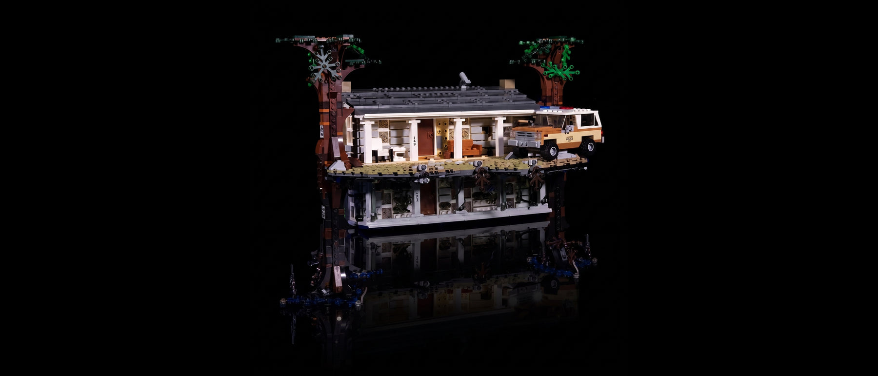 LED-Beleuchtungsset für LEGO® Die andere Seite #75810 — standard build, without the LED light kit