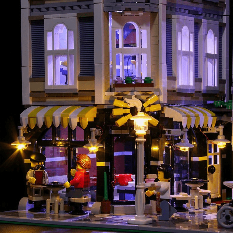 Street Light Accessories for LEGO Building Blocks brightened interior detail (custom LEGO® lighting)