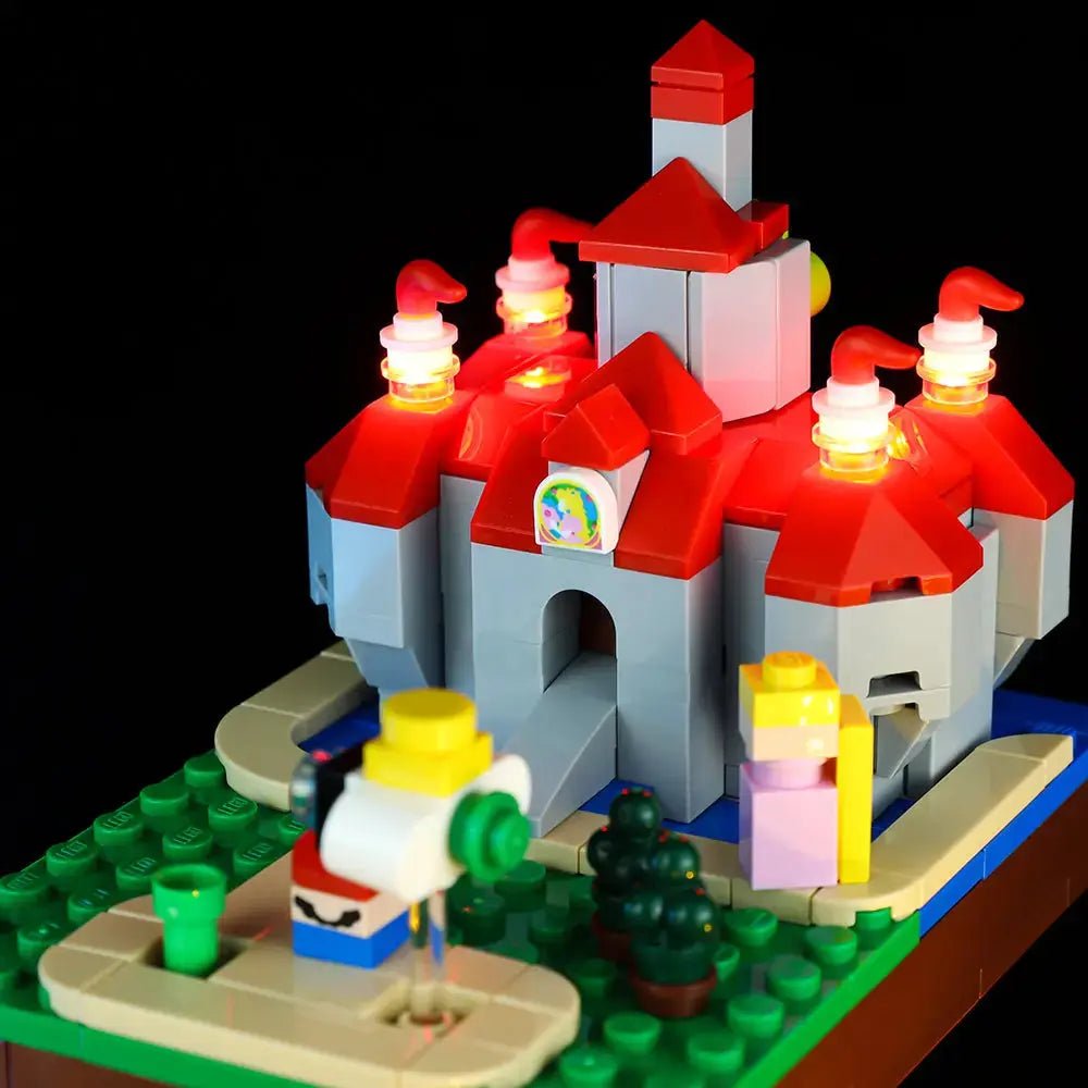 display light kit for LEGO® Super Mario 64 Question Mark Block #71395, night-mode display glow