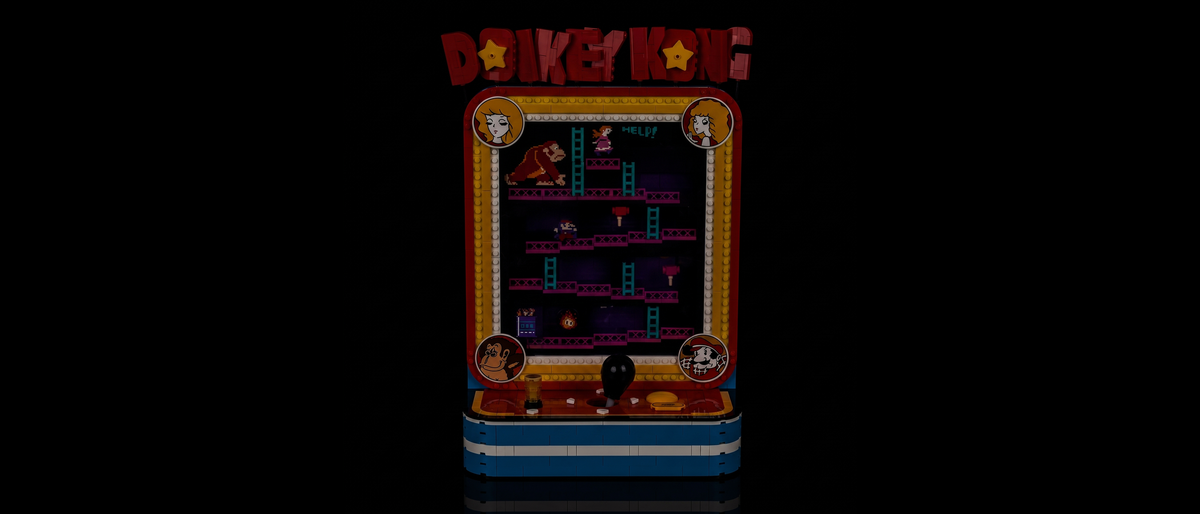 Light Kit for LEGO® Super Mario Donkey Kong™ Arcade #72051 — standard build, without the LED light kit
