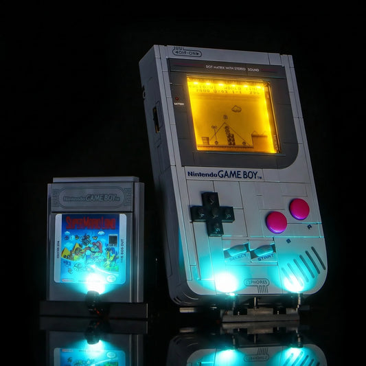 LEGO® Super Mario Game Boy #72046 — night-mode display glow (light kit)