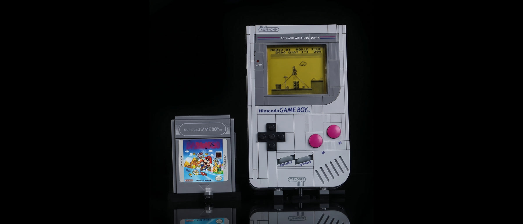 Light Kit for LEGO® Super Mario Game Boy™ #72046 — standard build, without the LED light kit