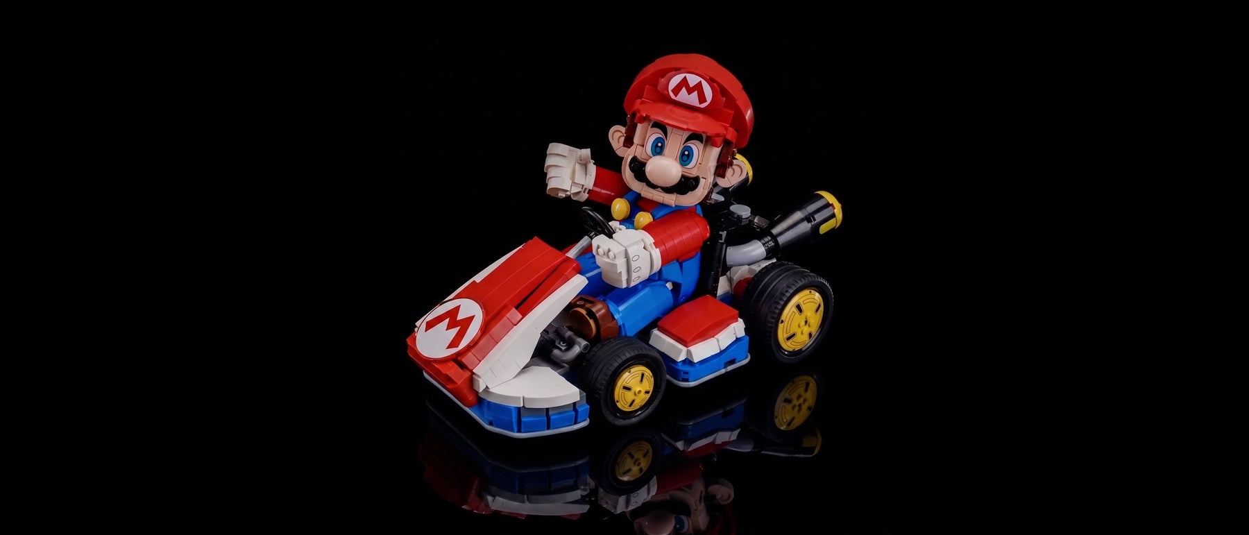 Light Kit for LEGO® Super Mario Mario Kart #72037 — standard build, without the LED light kit