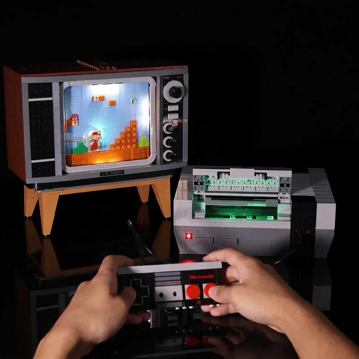 LED light kit for LEGO® Super Mario Nintendo Entertainment System #71374 | Bright My Bricks