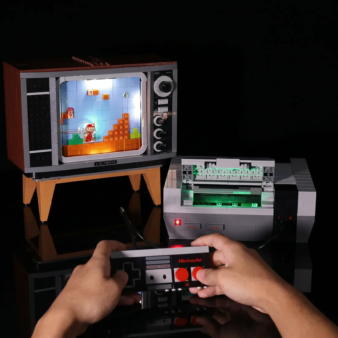 LED light kit for LEGO® Super Mario Nintendo Entertainment System #71374 | Bright My Bricks