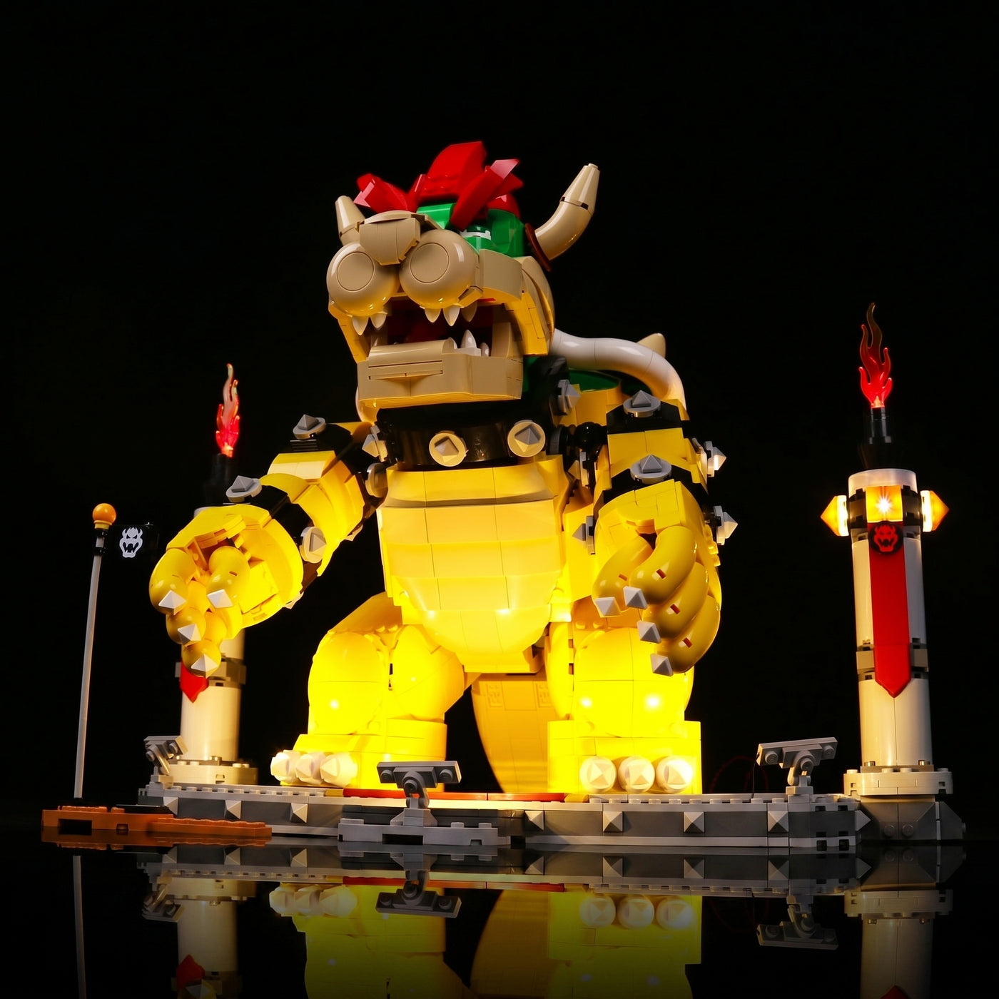 LED light kit for LEGO® Super Mario The Mighty Bowser #71411 | Bright My Bricks