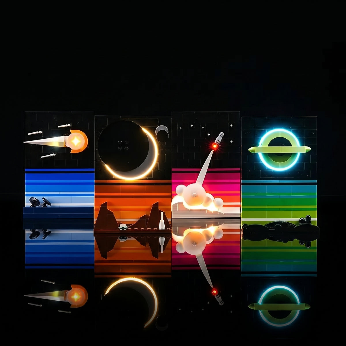 LED light kit for LEGO® Tales of The Space Age #21340 | Bright My Bricks