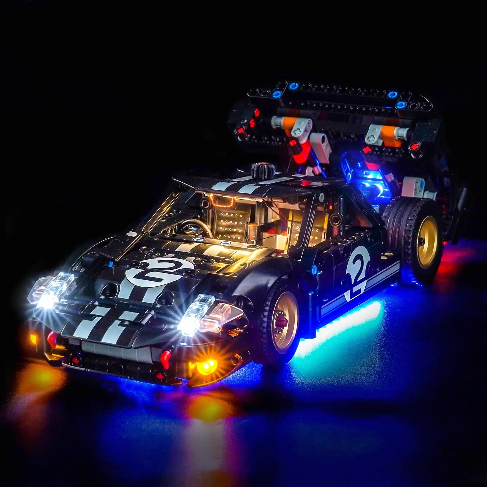 Light Kit for LEGO Technic 1966 Ford GT40 MKII Race Car #42223 - Bright My Bricks