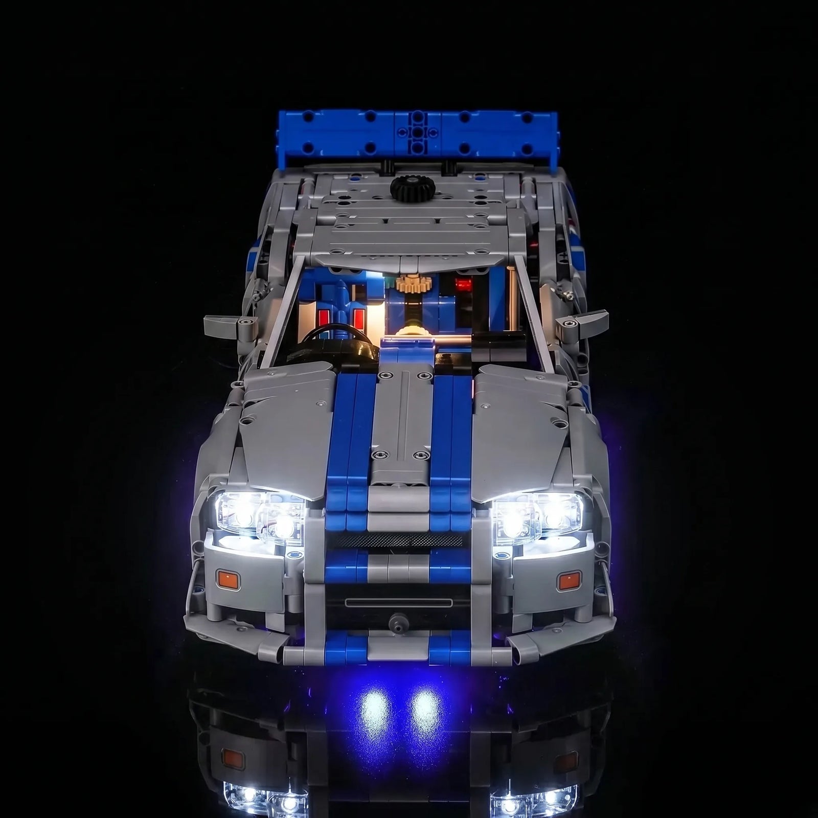 LED-Beleuchtungsset für LEGO® 2 Fast 2 Furious Nissan Skyline GT-R (R34) Flitzer #42210