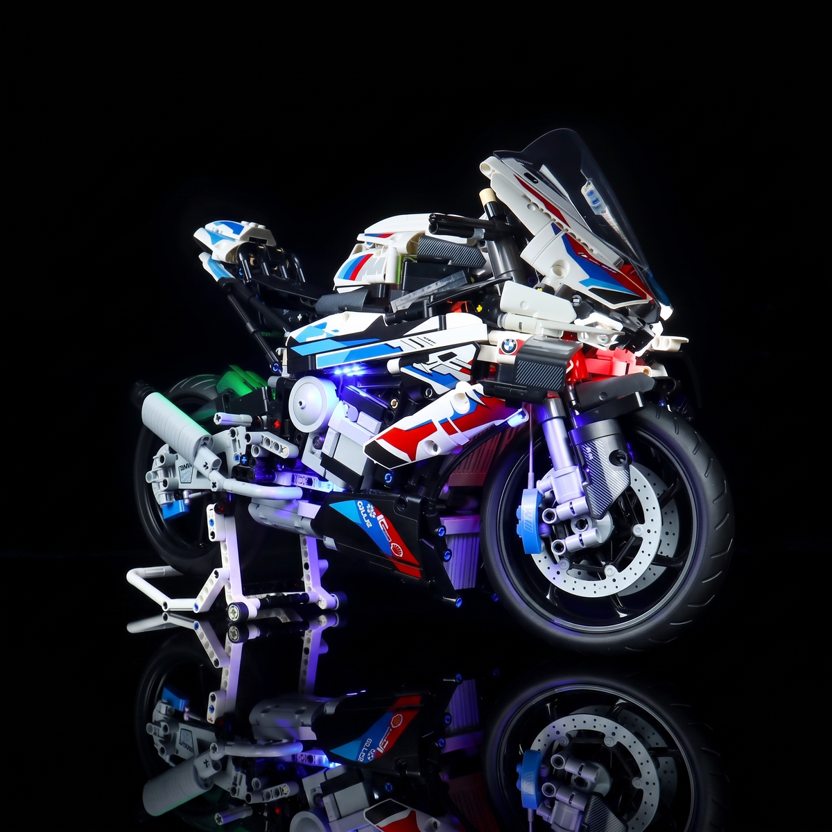 light kit for LEGO® Technic BMW M 1000 RR #42130, evenly lit from within