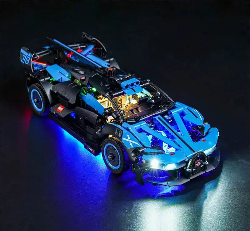 Bright My Bricks LED kit for LEGO Technic Bugatti Bolide Agile Blue #42162