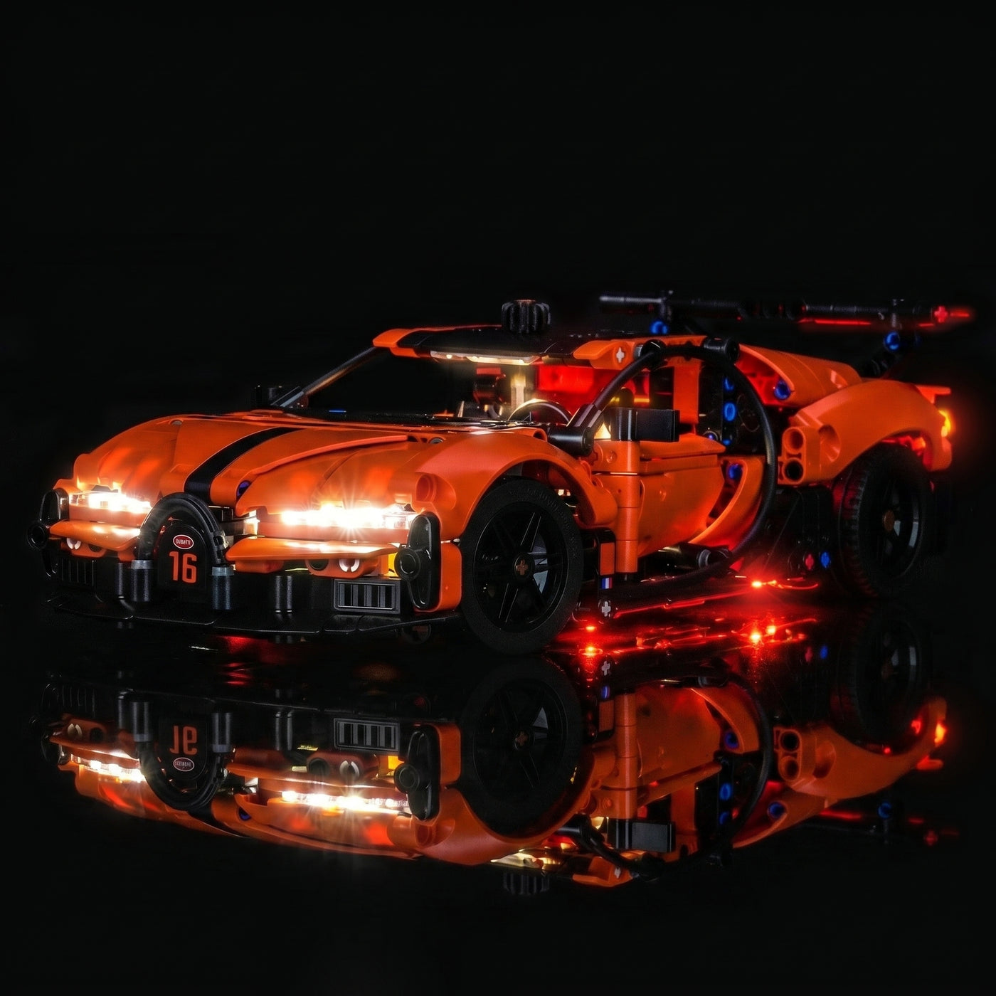 LED light kit for LEGO® Technic Bugatti Chiron Pur Sport Hypercar #42222 | Bright My Bricks
