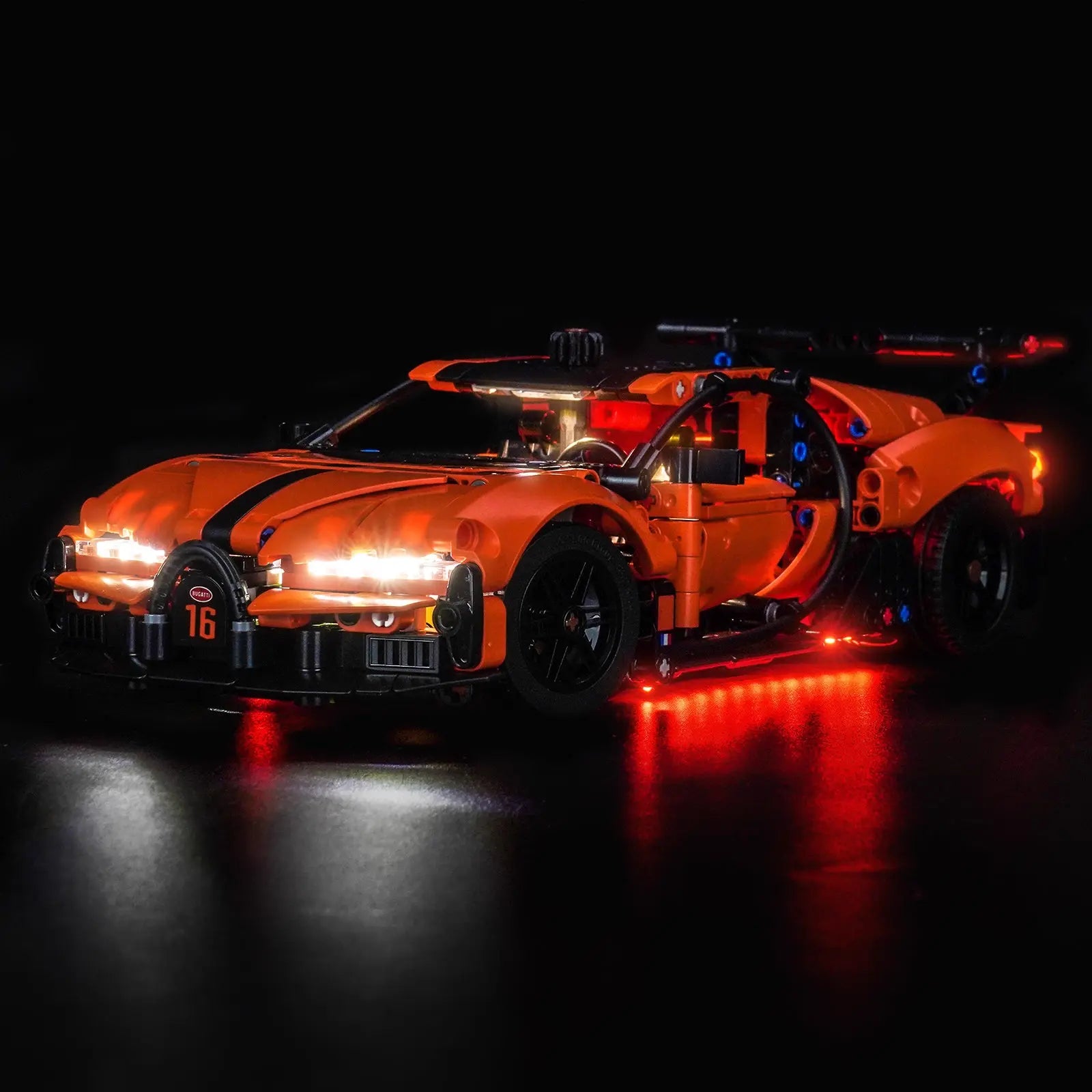Light Kit for LEGO Technic Bugatti Chiron Pur Sport Hypercar #42222 - Bright My Bricks