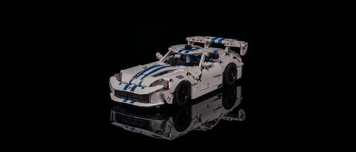 Light Kit for LEGO® Technic Dodge Viper GTS-R Sports Car #42234 — standard build, without the LED light kit
