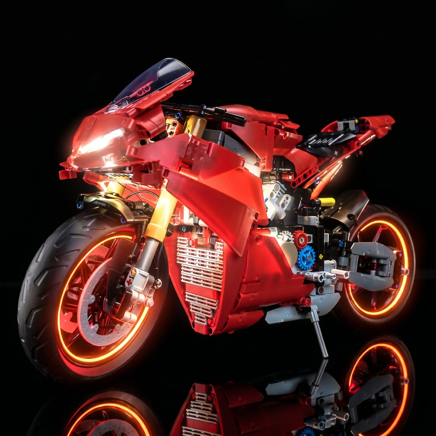 LED light kit for LEGO® Technic Ducati Panigale V4 S Motorcycle #42202 | Bright My Bricks