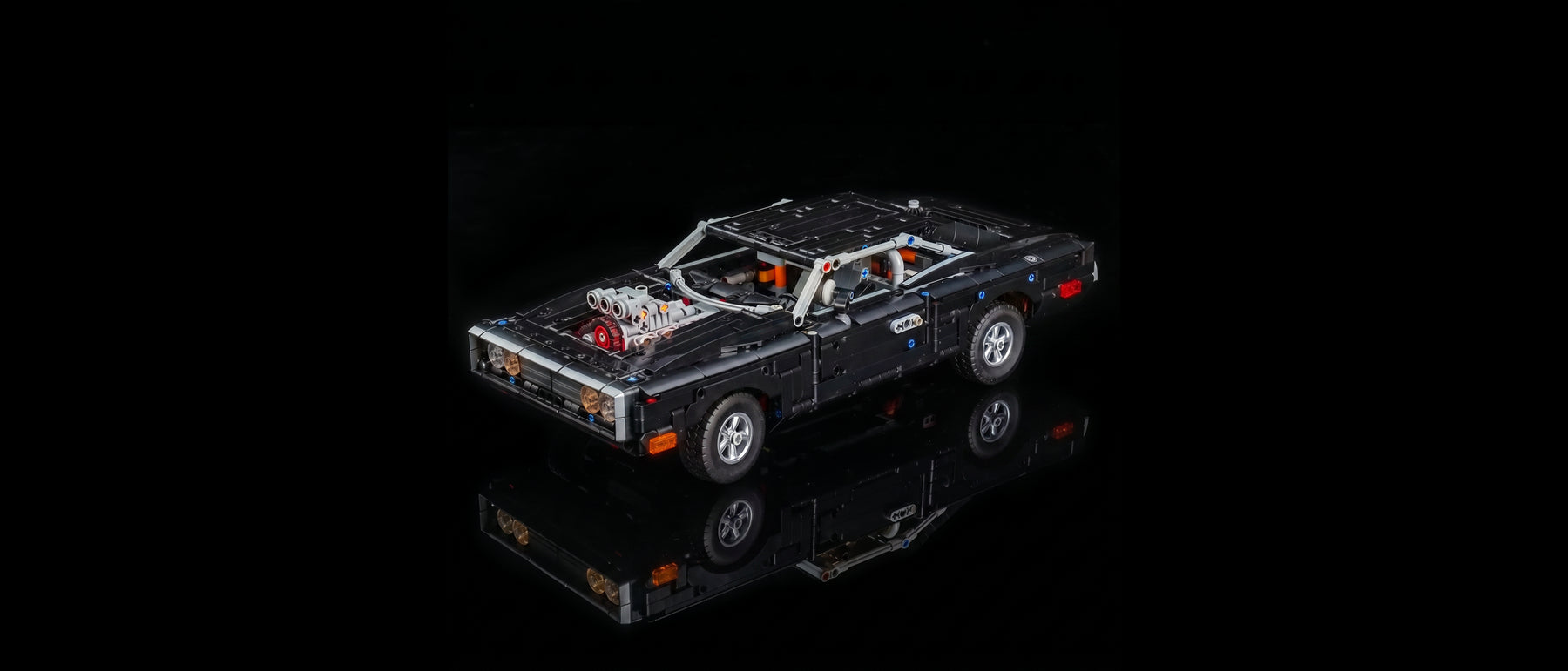 Light Kit for LEGO® Technic Fast and Furious Dodge Charger R/T Car #42231 — standard build, without the LED light kit