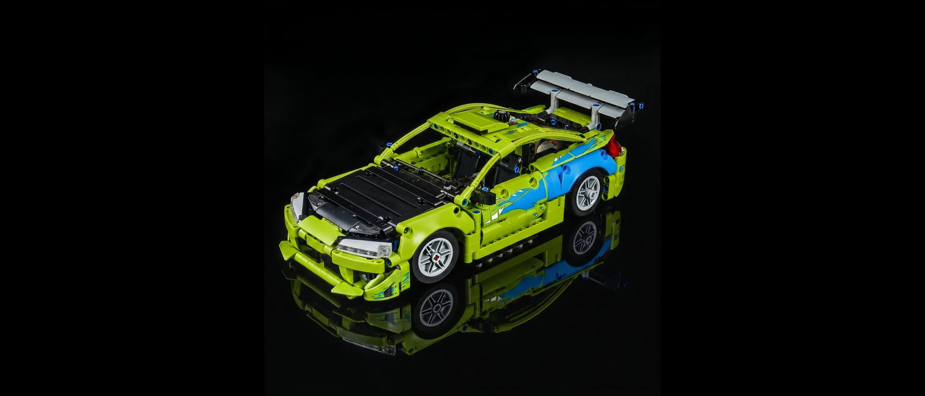 LED-Beleuchtungsset für LEGO® Fast and Furious Mitsubishi Eclipse Auto #42229 — standard build, without the LED light kit