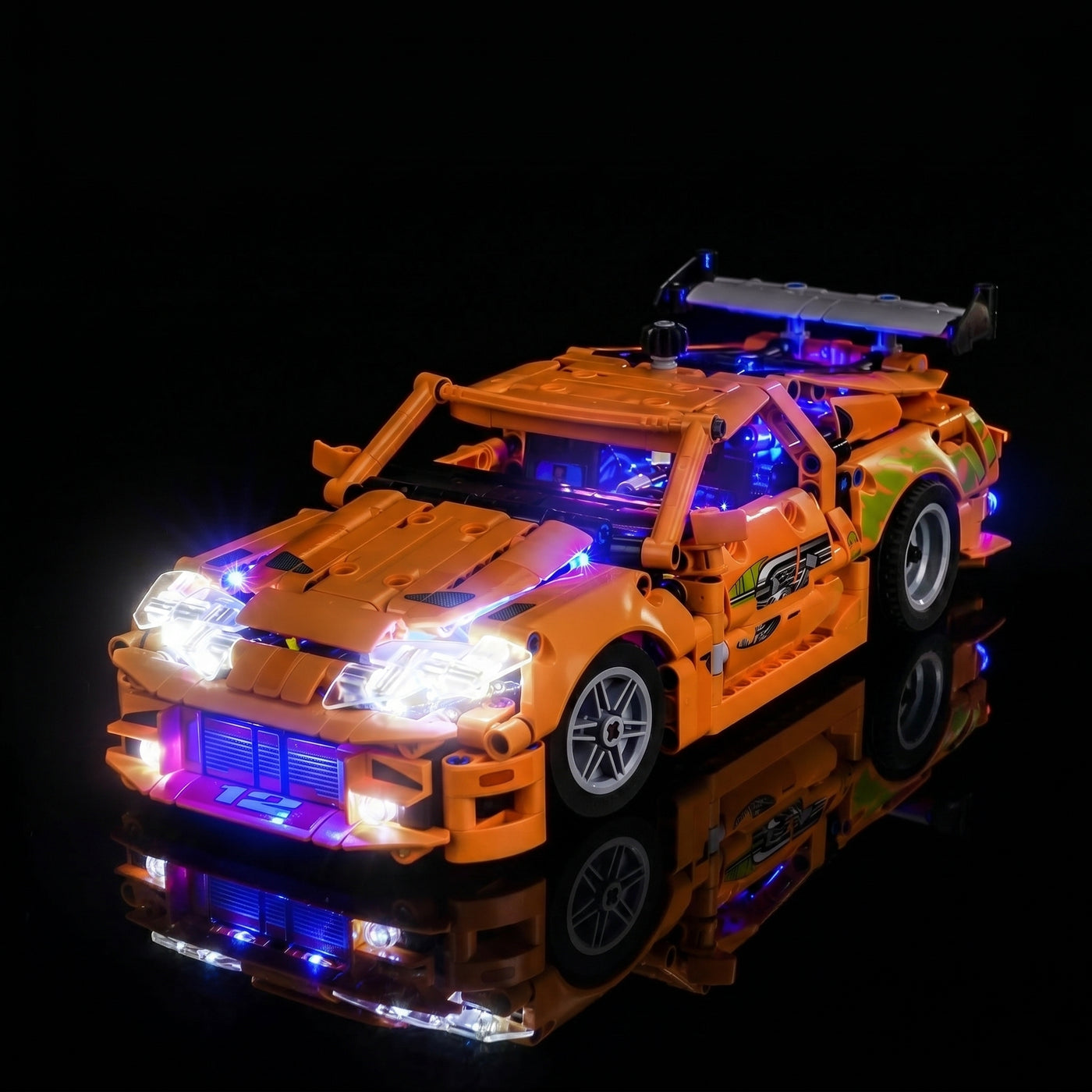 LED light kit for LEGO® Technic Fast and Furious Toyota Supra MK4 #42204 | Bright My Bricks