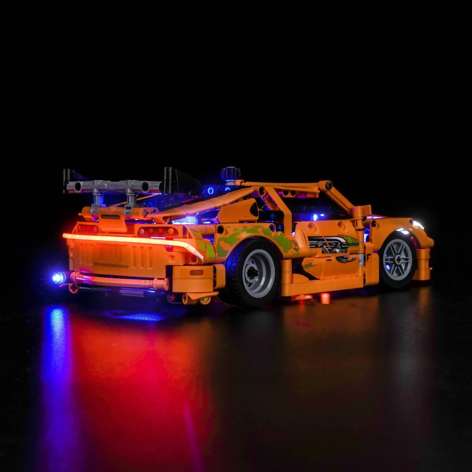 Light Kit LEGO Technic Fast and Furious Toyota Supra MK4 #42204 display view