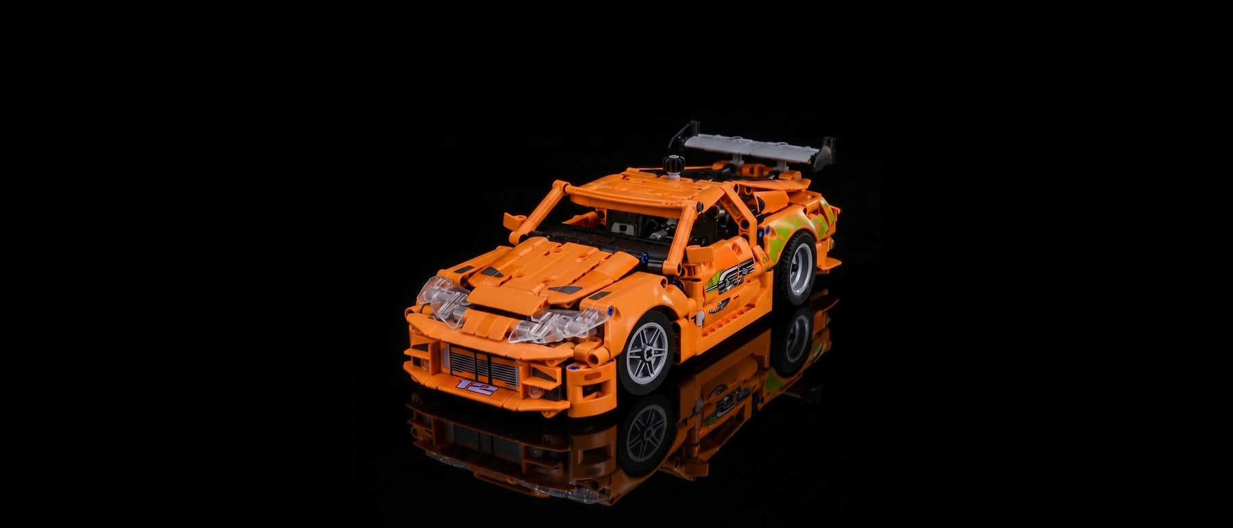 Light Kit for LEGO® Technic™ Fast and Furious Toyota Supra MK4 #42204 — standard build, without the LED light kit