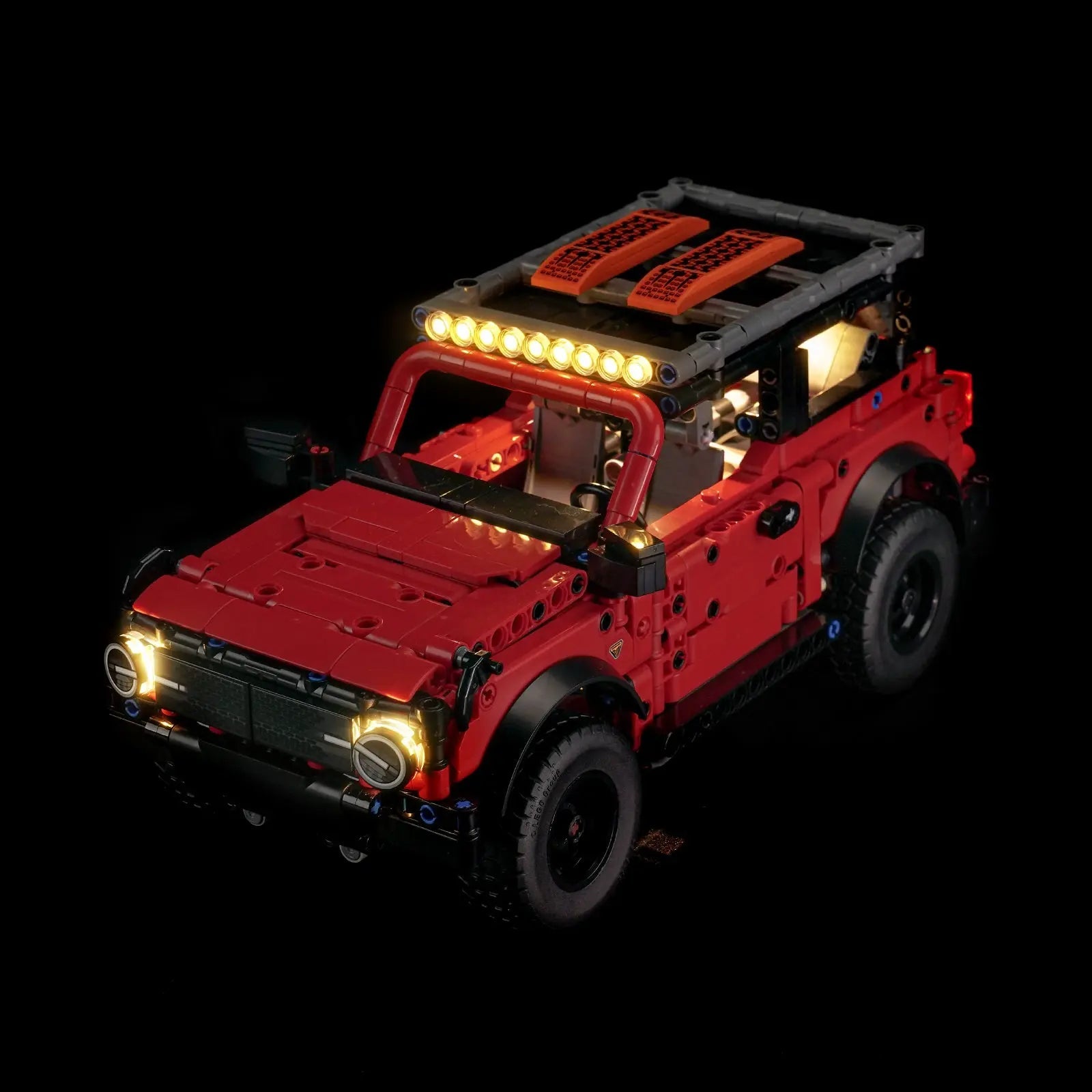 LEGO Technic Ford Bronco SUV #42213 with premium LED kit