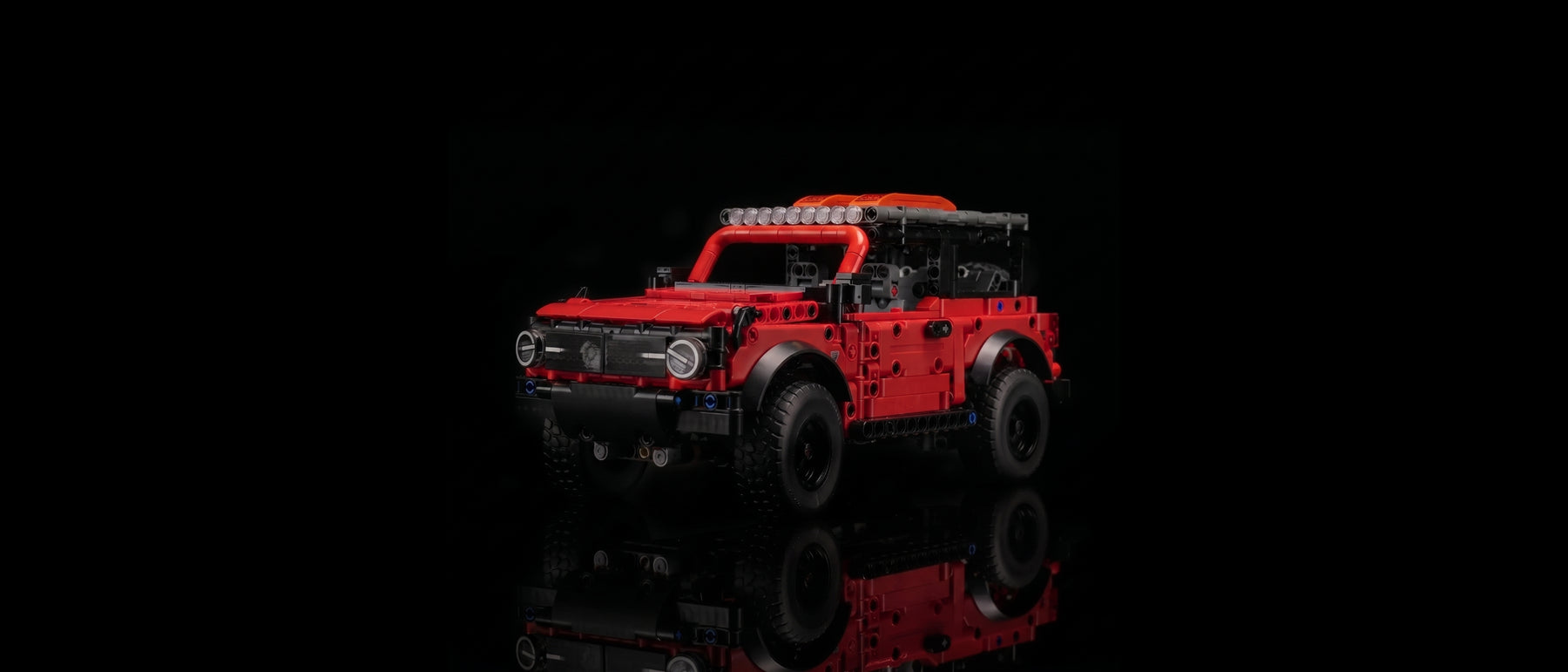 LED-Beleuchtungsset für LEGO® Ford Bronco® Offroader #42213 — standard build, without the LED light kit