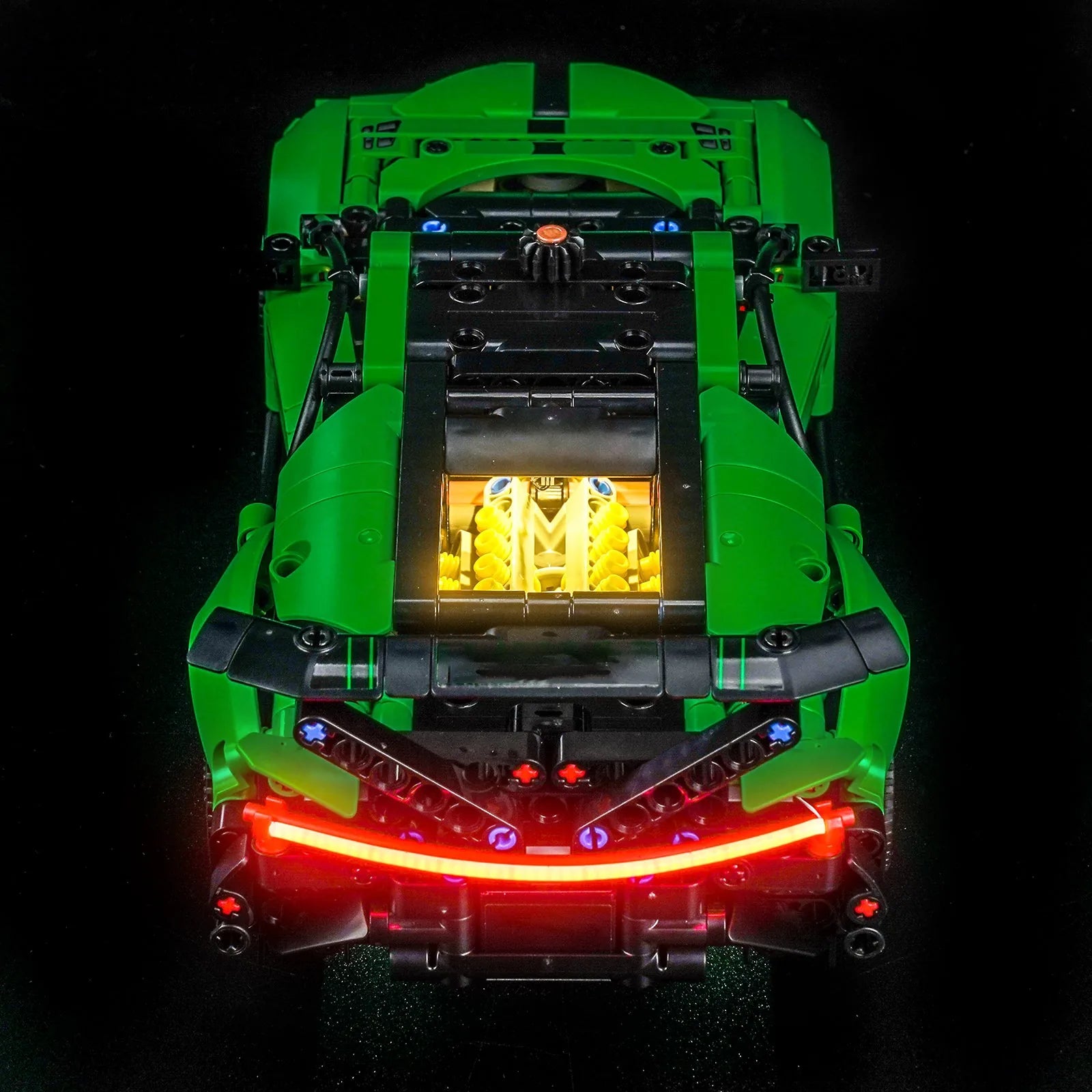 Kit LED pour LEGO® Hypercar Bugatti Chiron Pur Sport verte #42241
