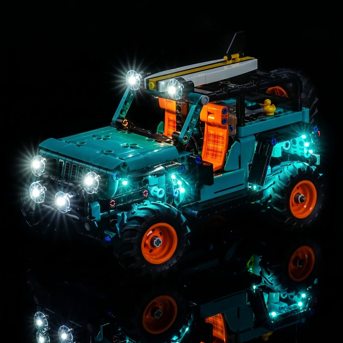 LED light kit for LEGO® Technic Jeep Wrangler Rubicon #42227 | Bright My Bricks