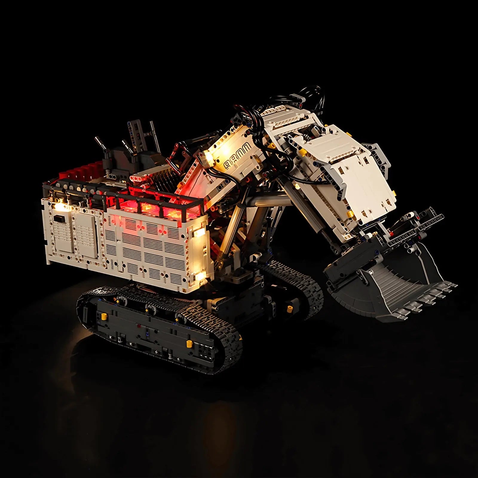 Light Kit LEGO Technic Liebherr R 9800 Excavator #42100 display view