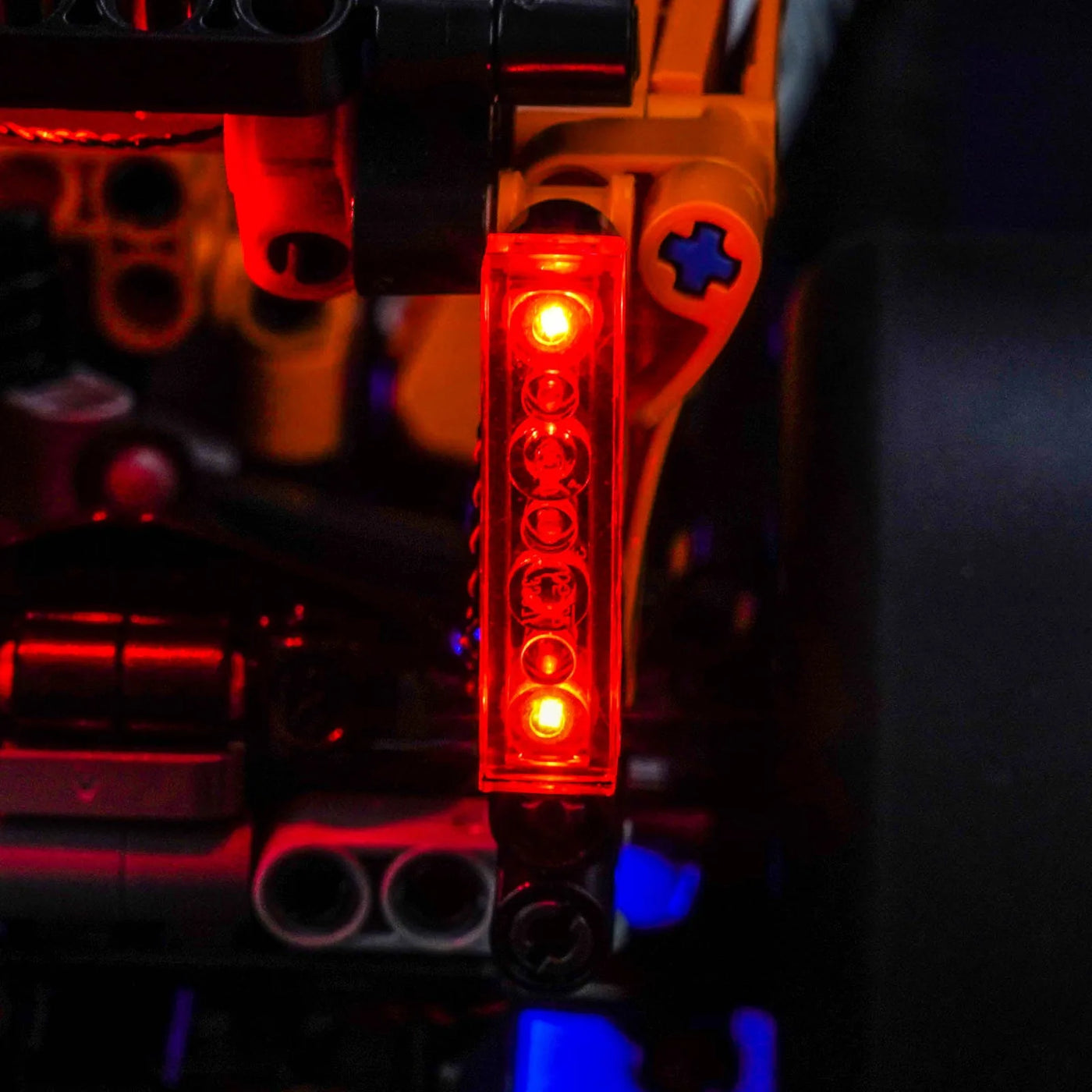 display lighting in a dark room: Bright My Bricks LED light kit for LEGO® Technic McLaren MCL39 F1 Car #42228