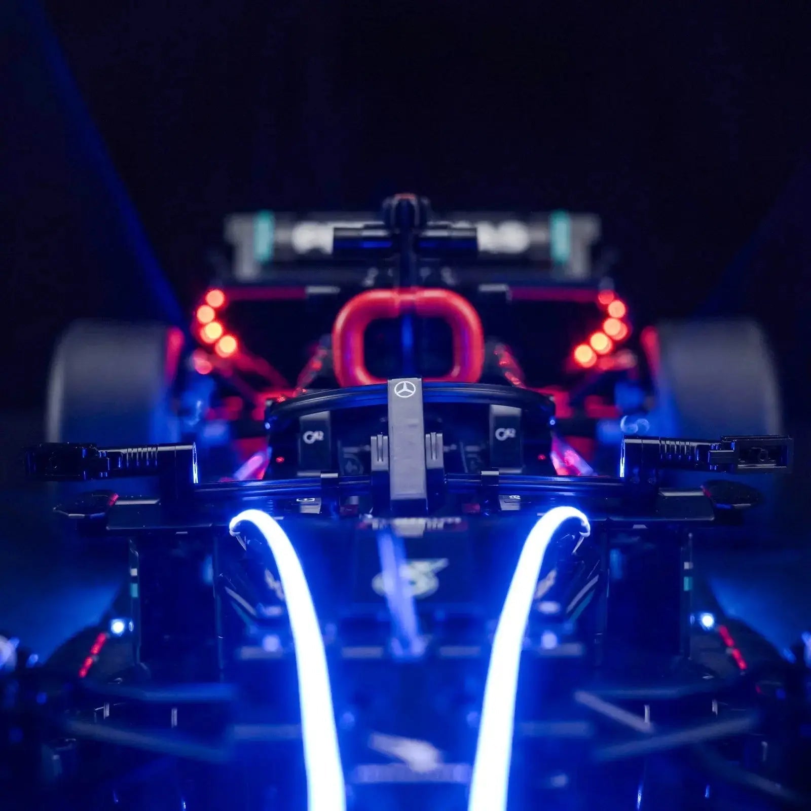 LED lights bring LEGO Technic Mercedes-AMG F1 W14 E Performance #42171 to life
