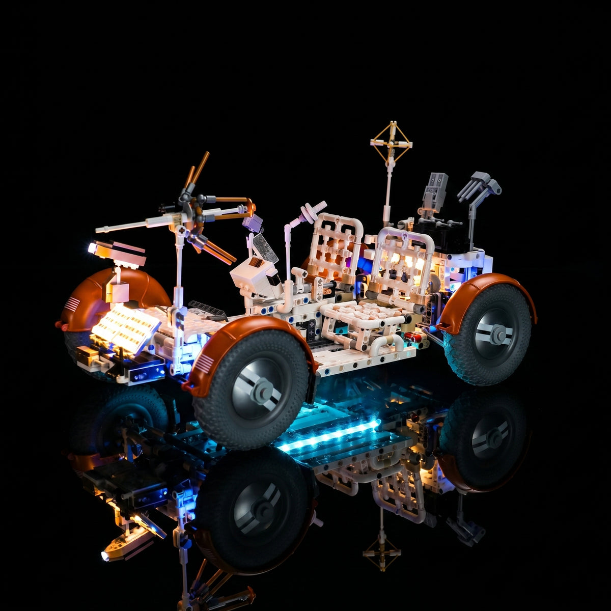 LED light kit for LEGO® Technic NASA Apollo Lunar Roving Vehicle - LRV #42182 | Bright My Bricks