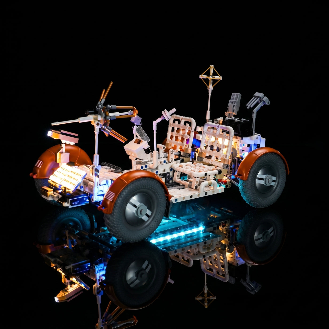 LED light kit for LEGO® Technic NASA Apollo Lunar Roving Vehicle - LRV #42182 | Bright My Bricks