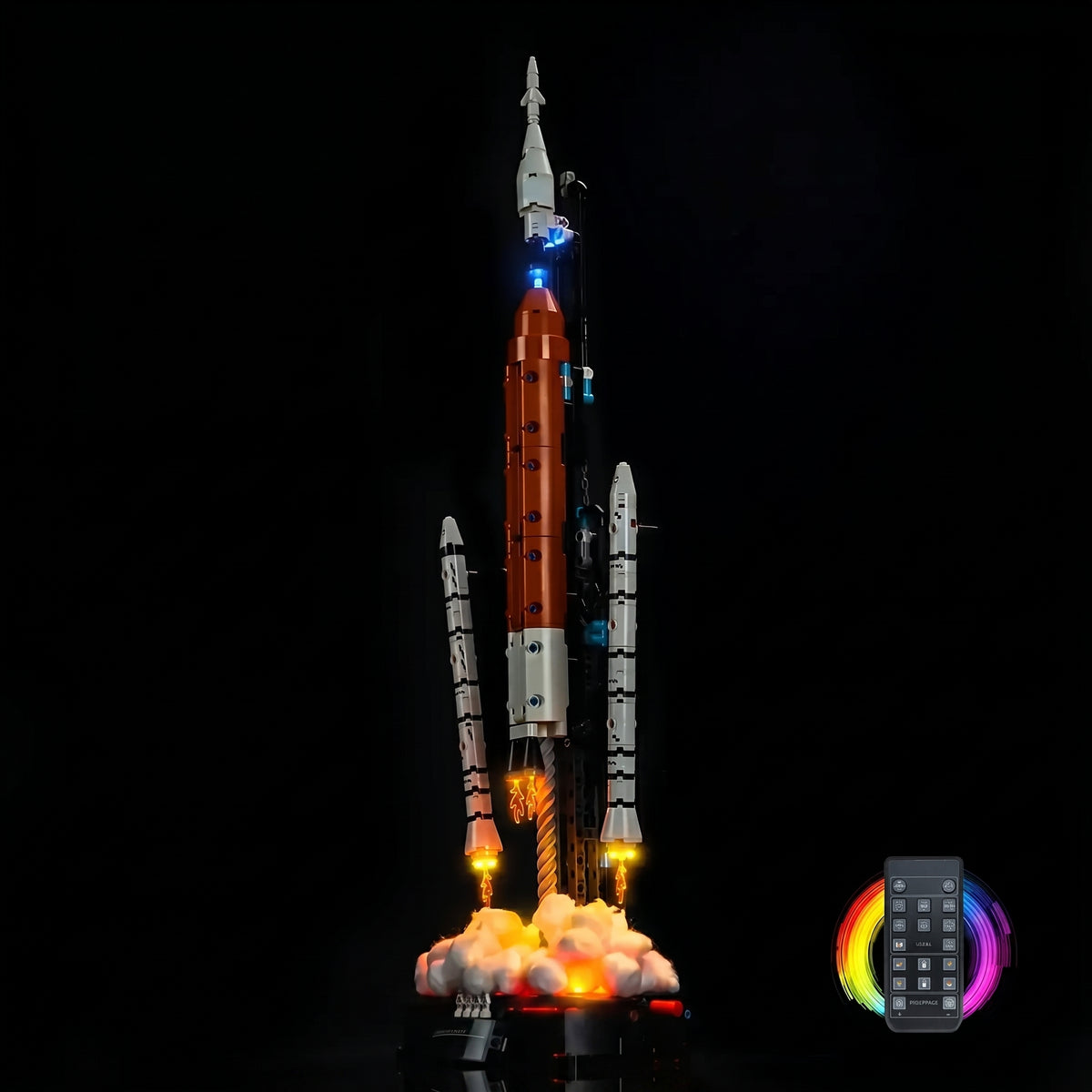 LED light kit for LEGO® Technic NASA Artemis Space Launch System Rocket #42221 | Bright My Bricks