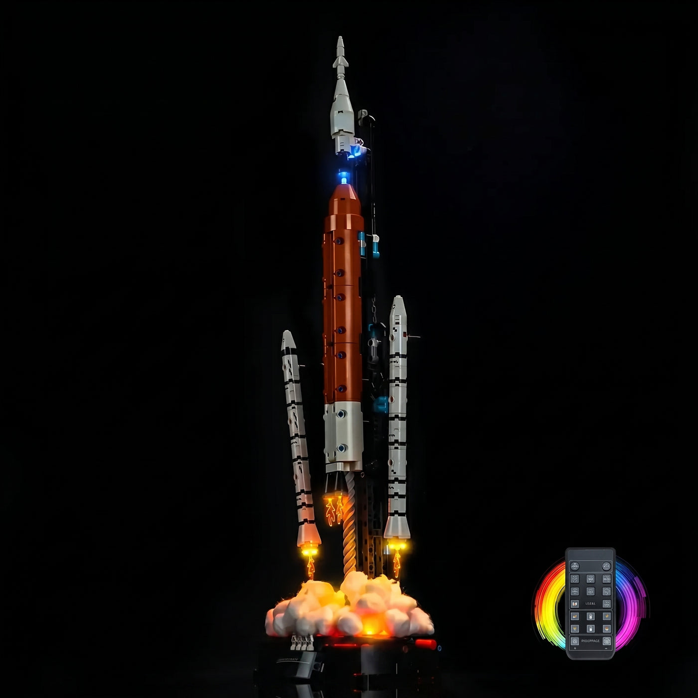 LED light kit for LEGO® Technic NASA Artemis Space Launch System Rocket #42221 | Bright My Bricks